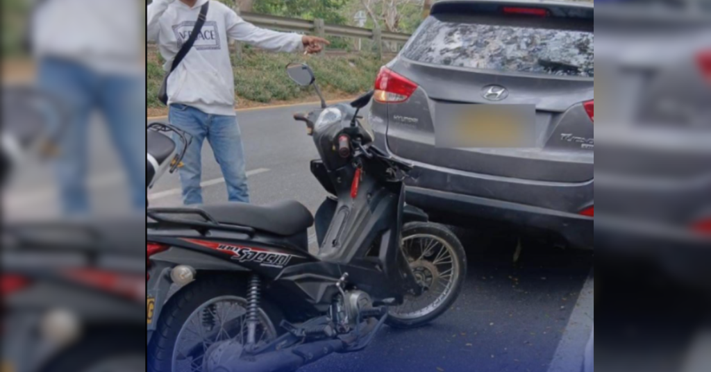 Choque entre moto y carro en la vía Montería-Cereté deja a una mujer ...