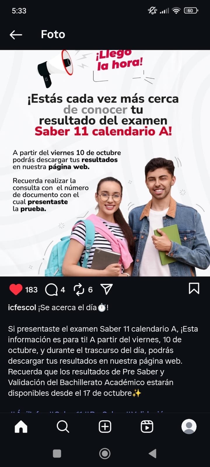 El próximo viernes salen los resultados de las Pruebas Saber 11 2025 ...