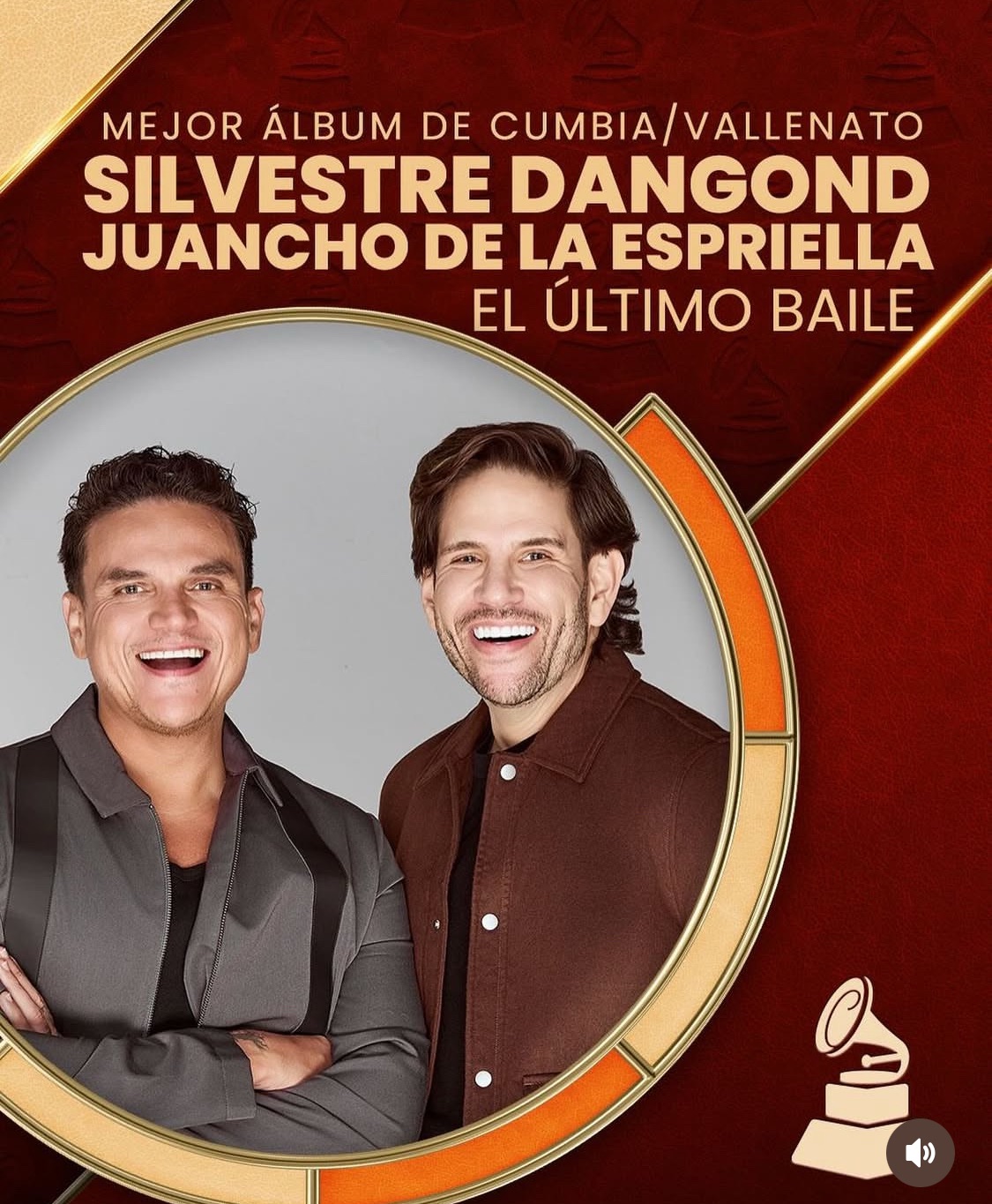 Silvestre Dangond, ganó el Latin Grammy, en Cumbia Vallenato 2025.